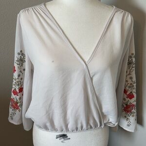V neck blouse